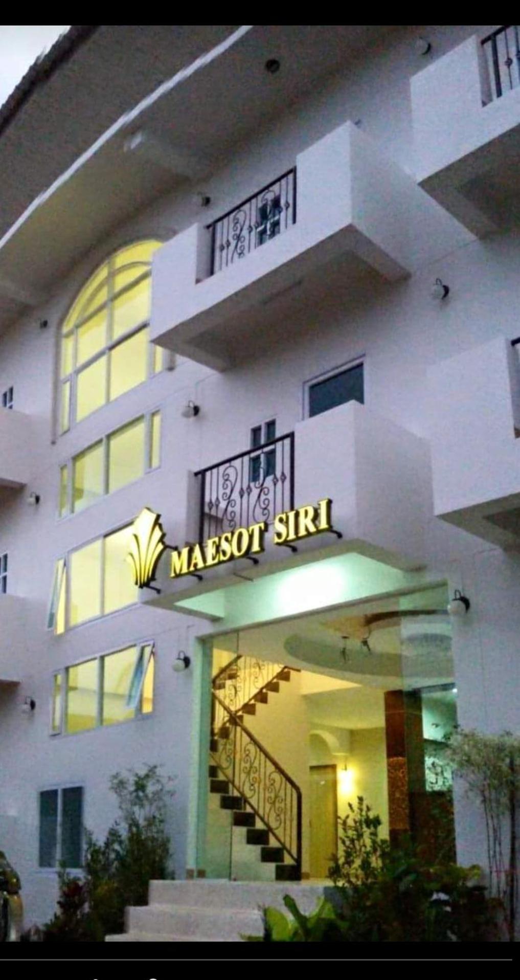 Maesot Siri Hotell Mae Sot Eksteriør bilde